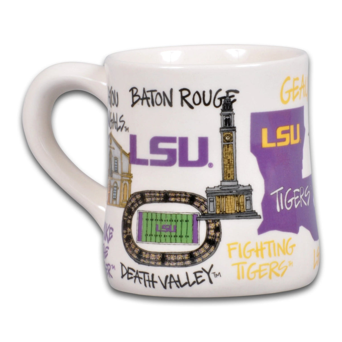 Magnolia Lane LSU Icon Ceramic Mug | CeCe's Home & Gifts