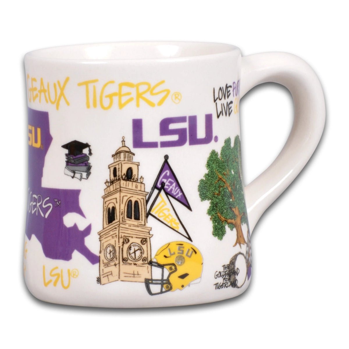 Magnolia Lane LSU Icon Mug