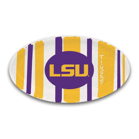 MAGNOLIA LANE LSU Melamine Platter | CeCe's Home & Gifts