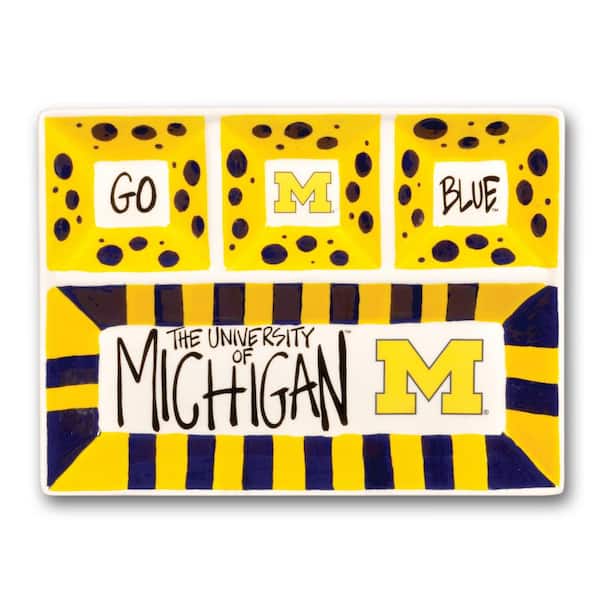 Michigan Four-Section Ceramic Serving Dish - CeCe's Home & Gifts
