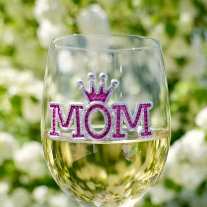 The Queens' Jewels "Mom" Jeweled Stemless Glassware | CeCe's Home & Gifts