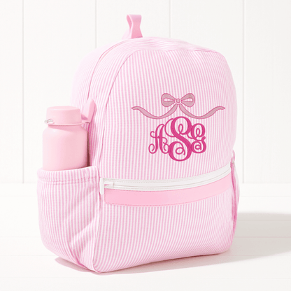 Oh Mint! Monogrammed Pink Medium Backpack | CeCe's Home & Gifts