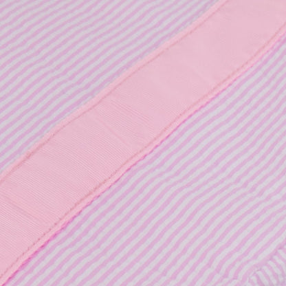 Oh Mint! Monogrammed Pink Seersucker Gumdrop Lunchbox | CeCe's Home & Gifts
