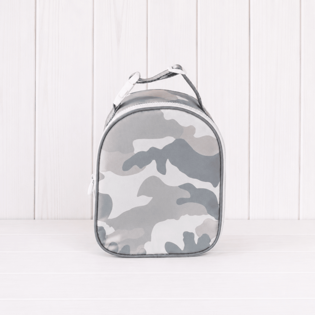 Oh Mint! Monogrammed Snow Camo Wipeable Lunch Box | CeCe's Home & Gifts