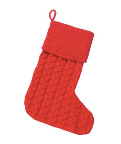 Viv & Lou Monogrammed Viv & Lou Cable Knit Stocking | CeCe's Home & Gifts