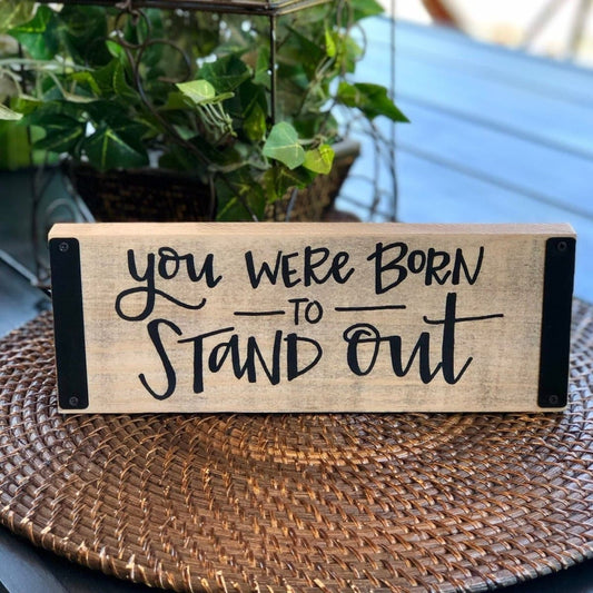 Motivational Wood Block - CeCe's Home & Gifts