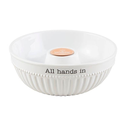 Mud Pie Mud Pie All Hands In Accessories Serving Bowl | CeCe's Home & Gifts