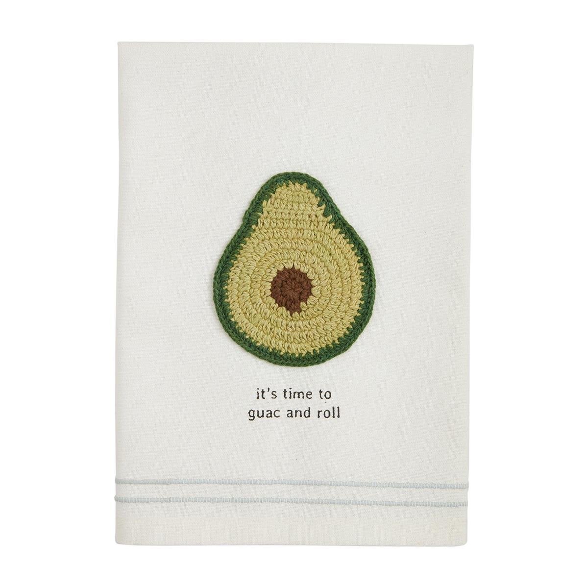 Mud Pie Mud Pie Avocado Fiesta Crochet Towel | CeCe's Home & Gifts