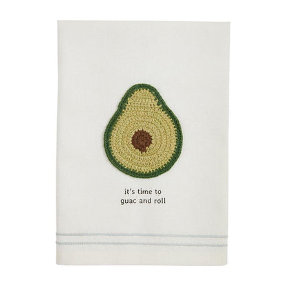 Mud Pie Mud Pie Avocado Fiesta Crochet Towel | CeCe's Home & Gifts