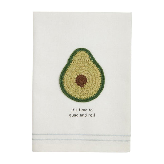 Mud Pie Mud Pie Avocado Fiesta Crochet Towel | CeCe's Home & Gifts