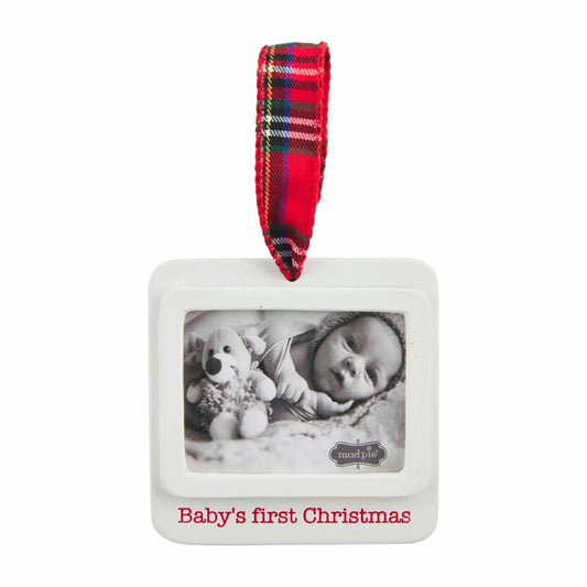 Mud Pie Baby's First Christmas Handprint Ornament - CeCe's Home & Gifts
