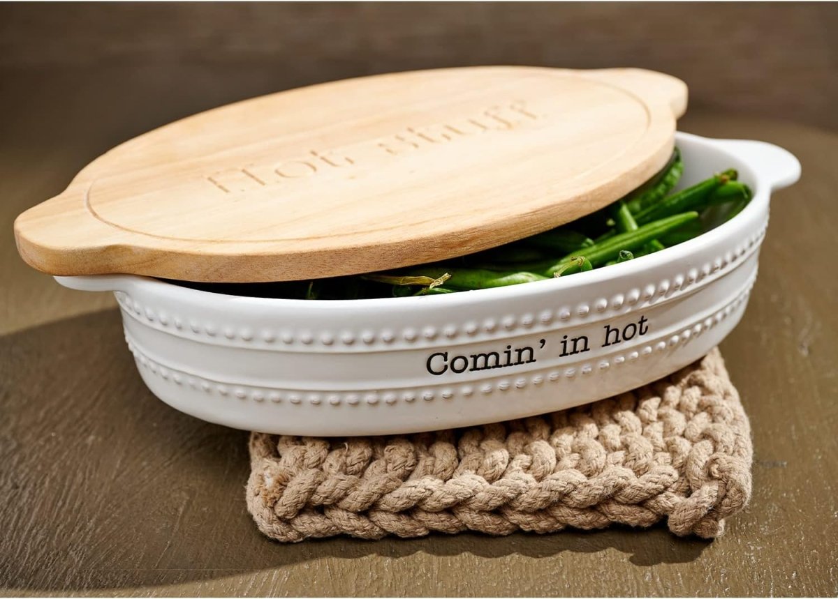 Mud Pie Mud Pie Baker & Trivet 2 - Piece Set | CeCe's Home & Gifts