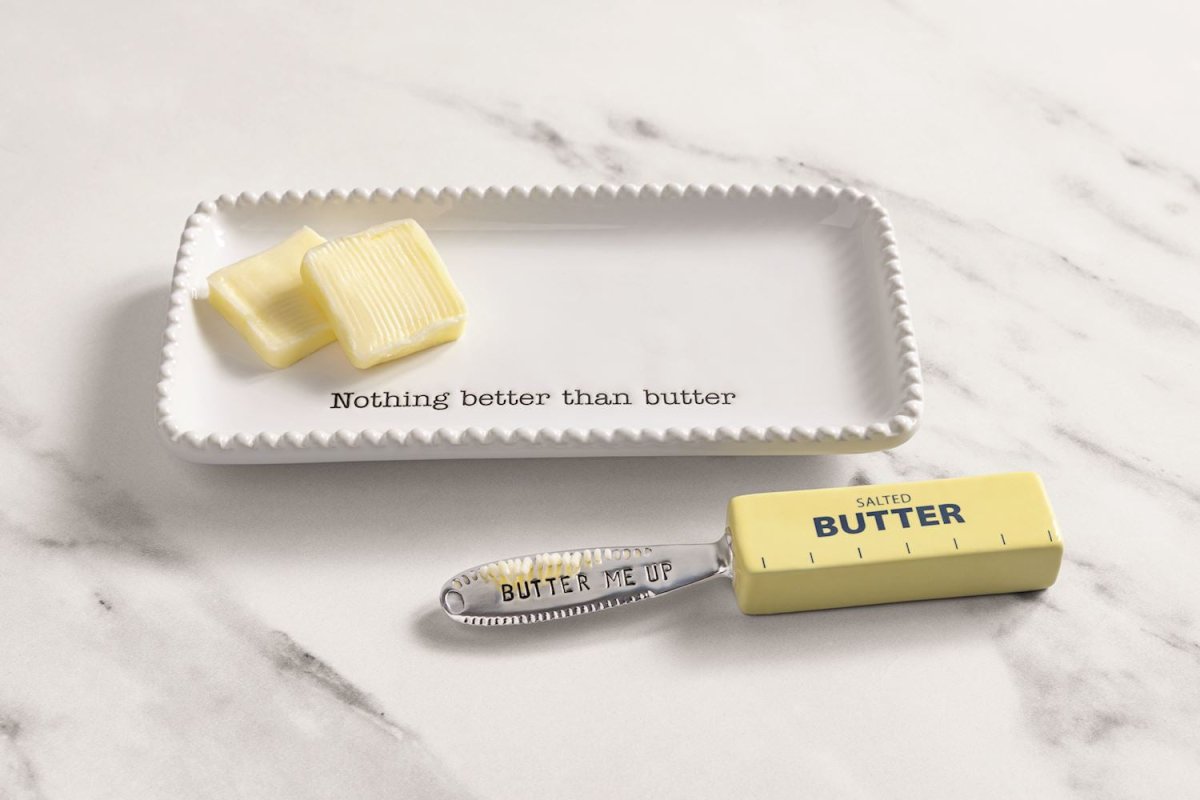Mud Pie Mud Pie Butter Dish Set | CeCe's Home & Gifts