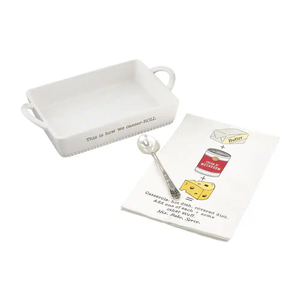 Mud Pie Casserole Dish and Towel Set - CeCe's Home & Gifts