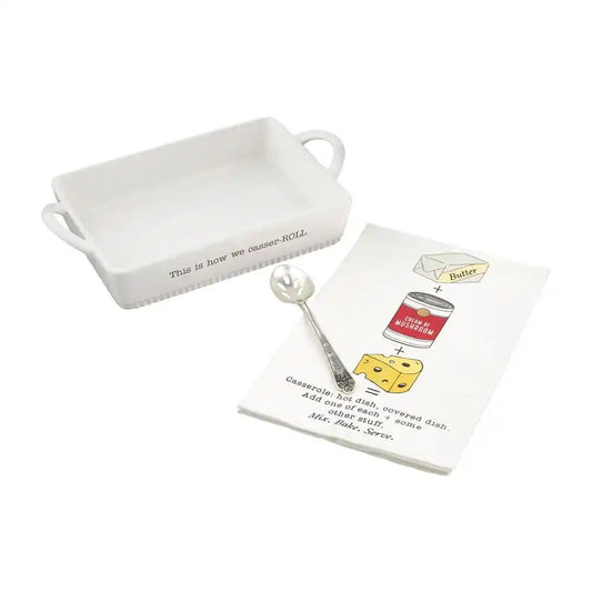 Mud Pie Casserole Dish and Towel Set - CeCe's Home & Gifts