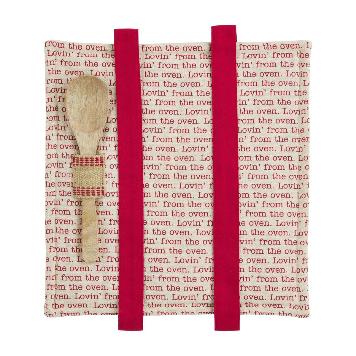 Mud Pie Mud Pie Casserole Holder Set - Made With Love | CeCe's Home & Gifts
