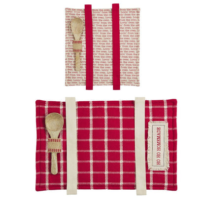 Mud Pie Mud Pie Casserole Holder Set - Made With Love | CeCe's Home & Gifts