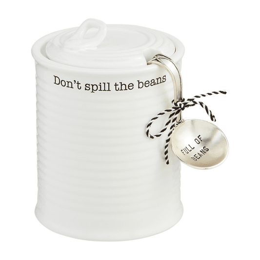 Mud Pie Mud Pie Ceramic Baked Bean Can Set | CeCe's Home & Gifts