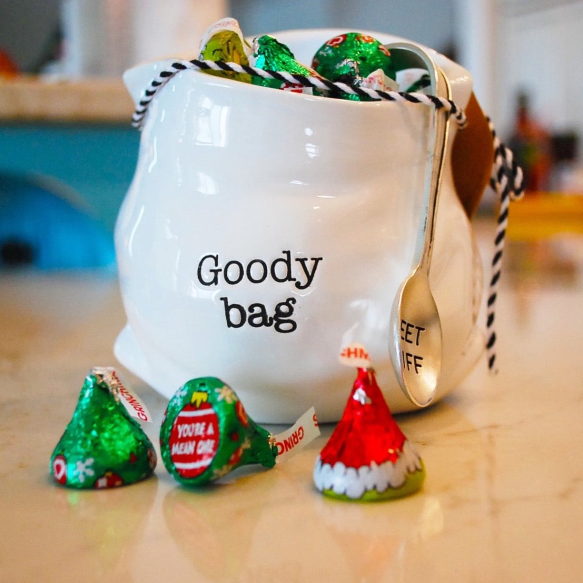 Mud Pie Mud Pie Ceramic In The Candy Bag With Scoop | CeCe's Home & Gifts