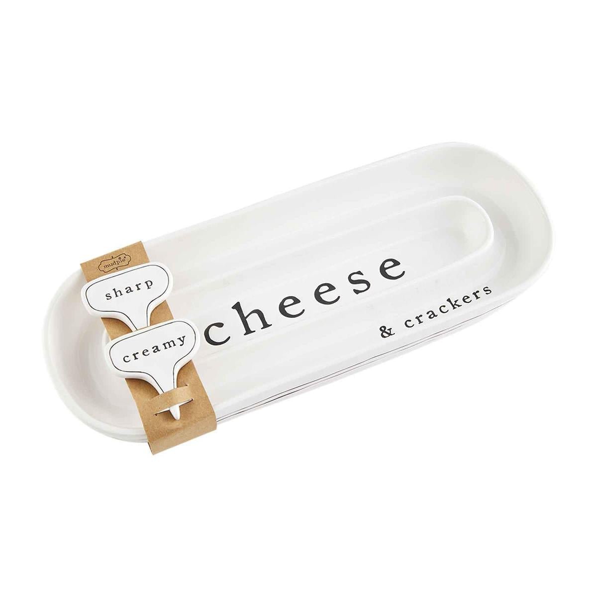 Mud Pie Cheese & Cracker Dish Set - CeCe's Home & Gifts