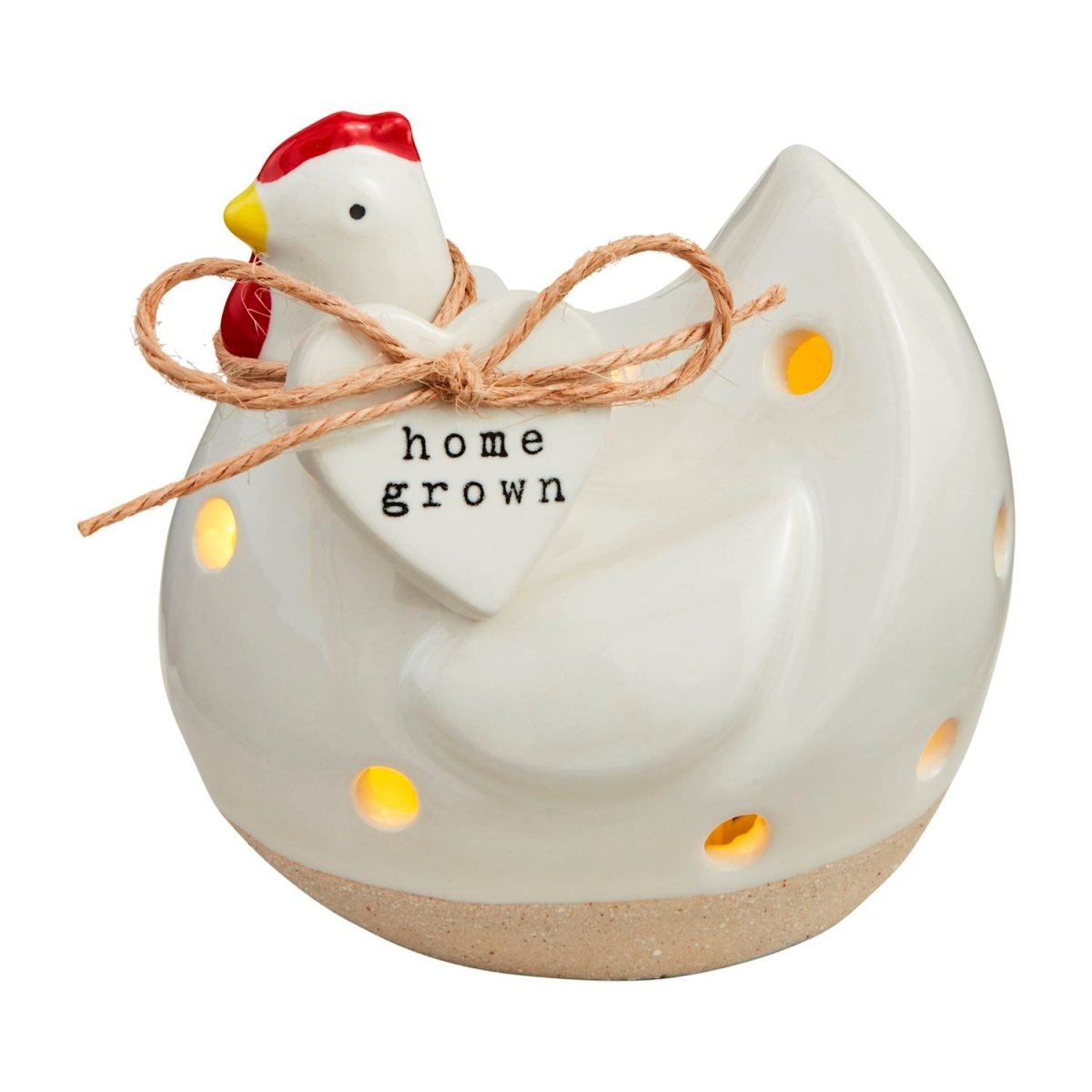 Mud Pie Mud Pie Chicken Light-Up Sitter | CeCe's Home & Gifts