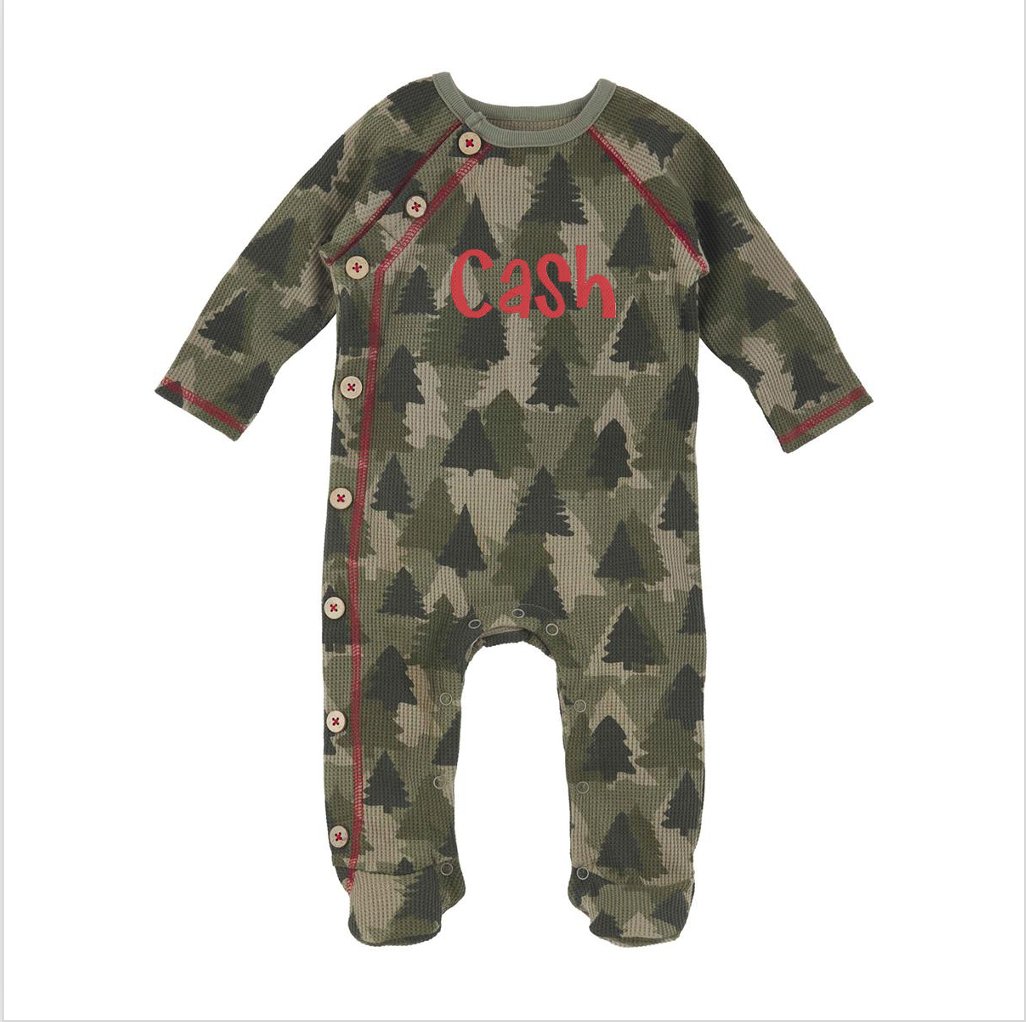 Mud Pie Mud Pie Christmas Camo Baby Sleeper | CeCe's Home & Gifts