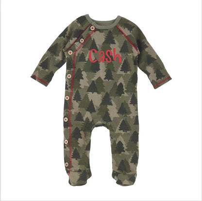 Mud Pie Mud Pie Christmas Camo Baby Sleeper | CeCe's Home & Gifts