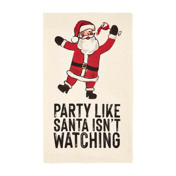 Mud Pie Christmas Humorous Drinking Towels - CeCe's Home & Gifts