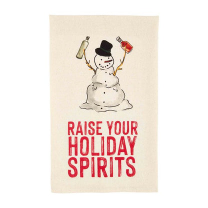 Mud Pie Mud Pie Christmas Humorous Drinking Towels | CeCe's Home & Gifts