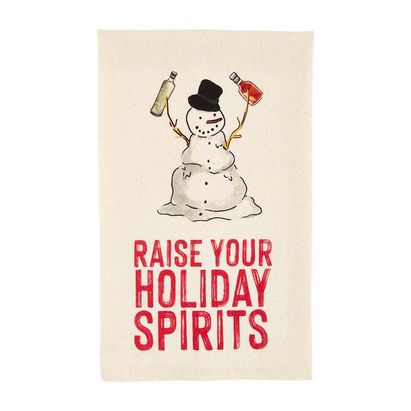 Mud Pie Christmas Humorous Drinking Towels - CeCe's Home & Gifts