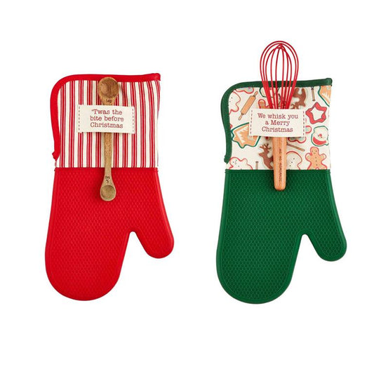 Mud Pie Christmas Oven Mitt & Utensil Sets - CeCe's Home & Gifts