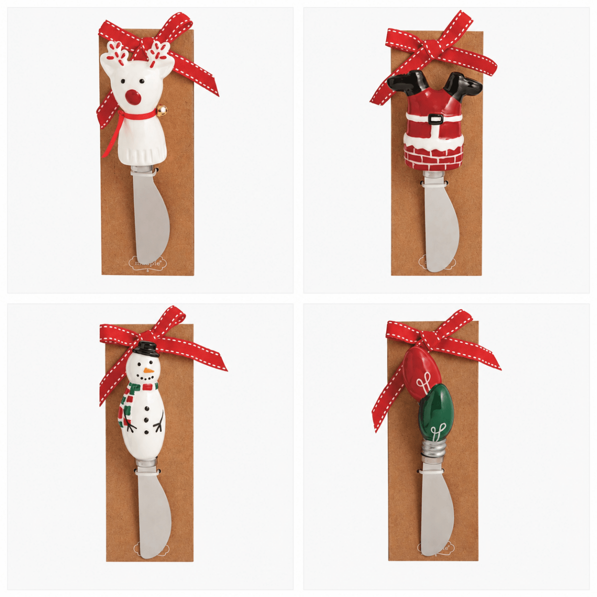 Mud Pie Mud Pie Circa Christmas Spreaders - 4 Styles | CeCe's Home & Gifts