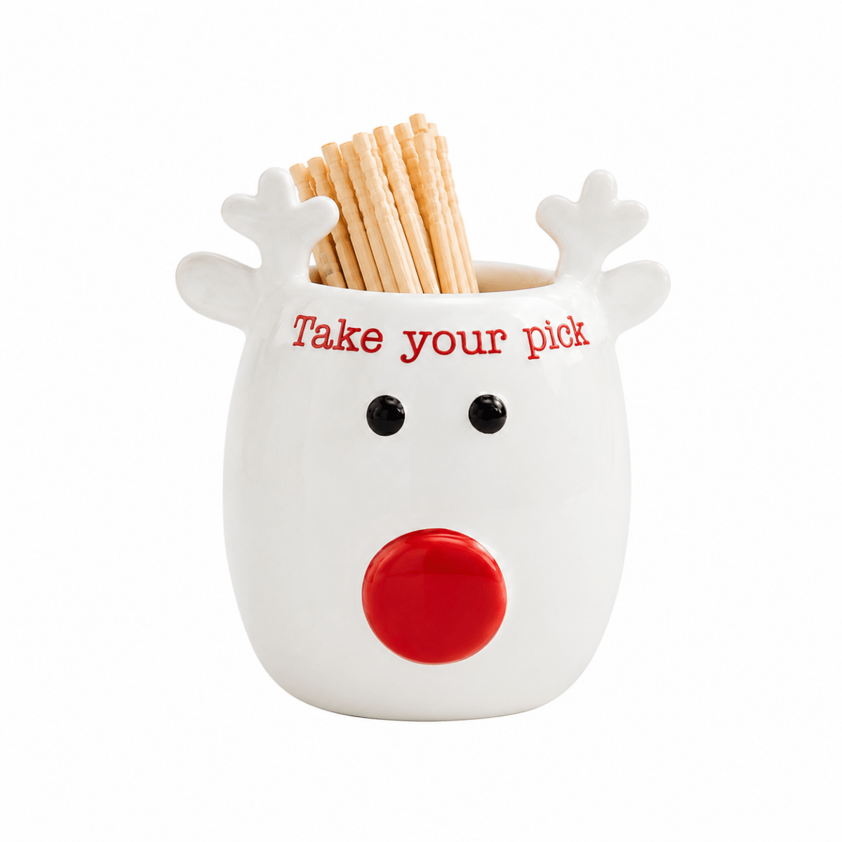 Mud Pie Mud Pie Circa Holiday Toothpick Holder Set | CeCe's Home & Gifts