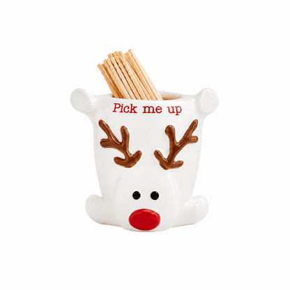Mud Pie Mud Pie Circa Holiday Toothpick Holder Set | CeCe's Home & Gifts