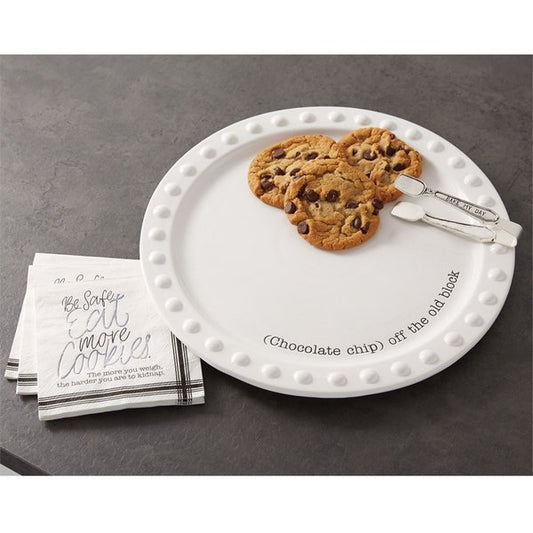 Mud Pie Cookie Plate Serving Set - CeCe's Home & Gifts