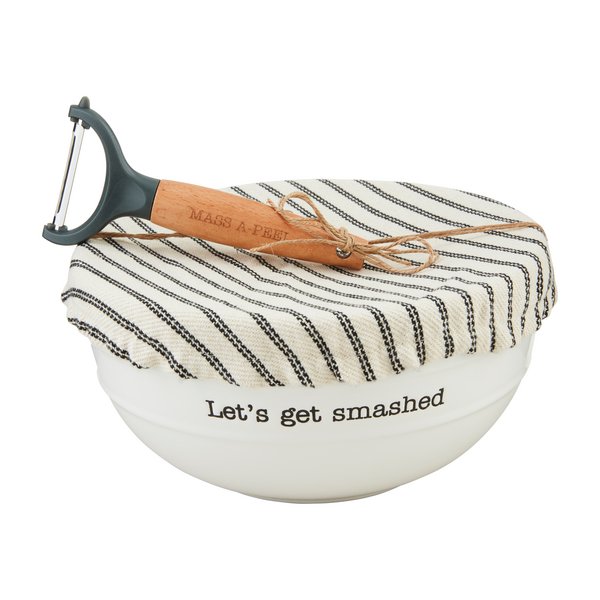 Mud Pie Covered Mashed Potato Bowl Set - CeCe's Home & Gifts