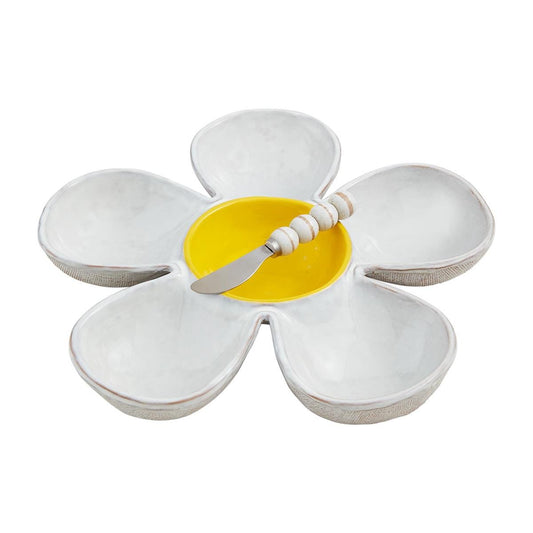 Mud Pie Daisy Chip & Dip Set - CeCe's Home & Gifts