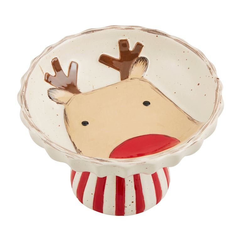 Mud Pie Deer Farm Pedestal Candy Dish - CeCe's Home & Gifts