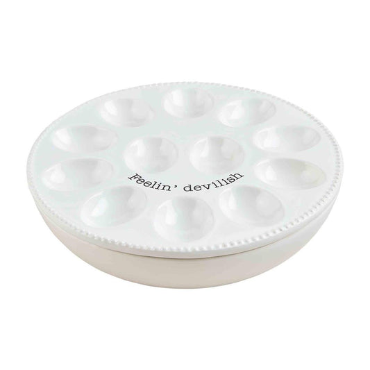 Mud Pie Mud Pie Deviled Egg Chiller Set | CeCe's Home & Gifts