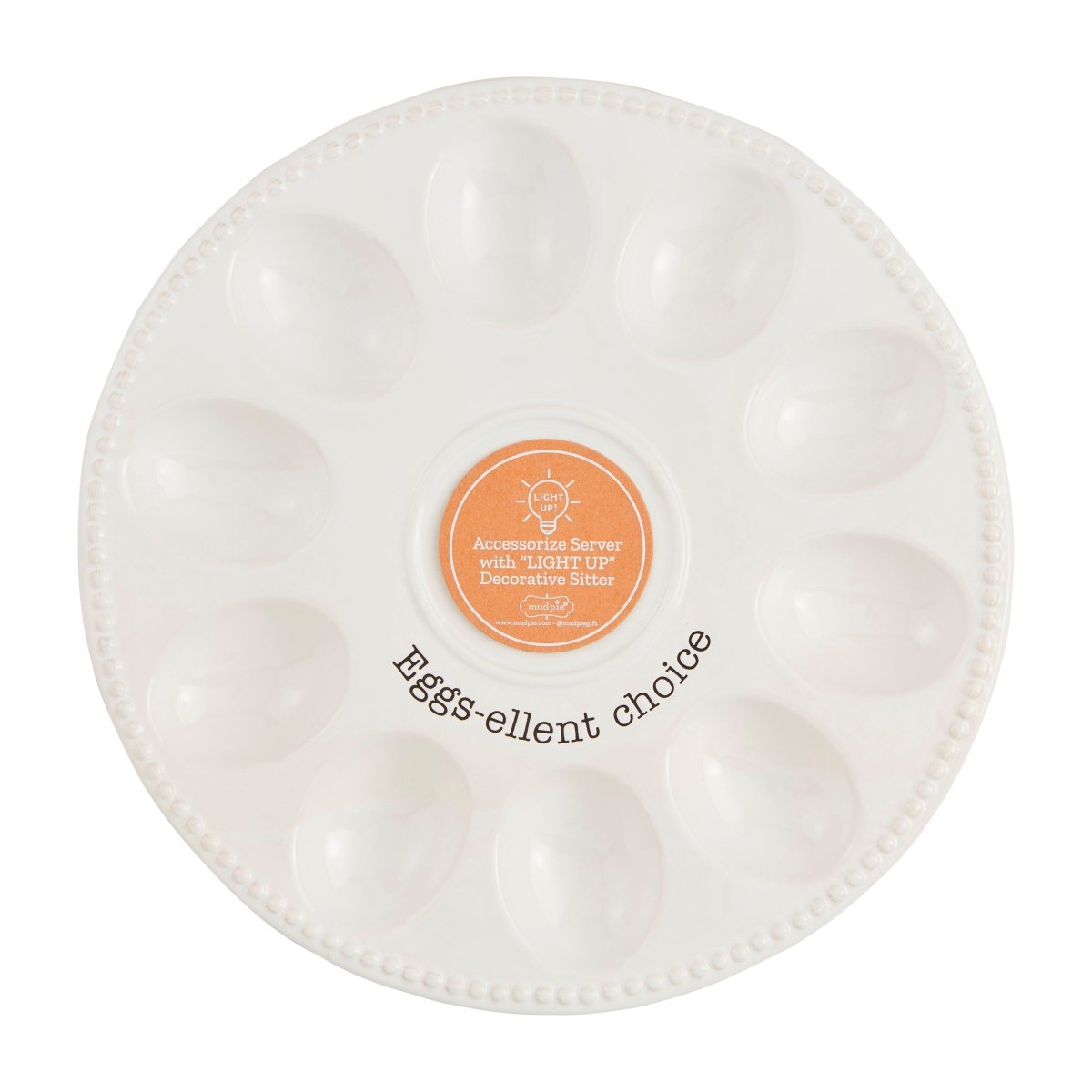 Mud Pie Mud Pie Deviled Egg Tray For Light-up Sitters | CeCe's Home & Gifts