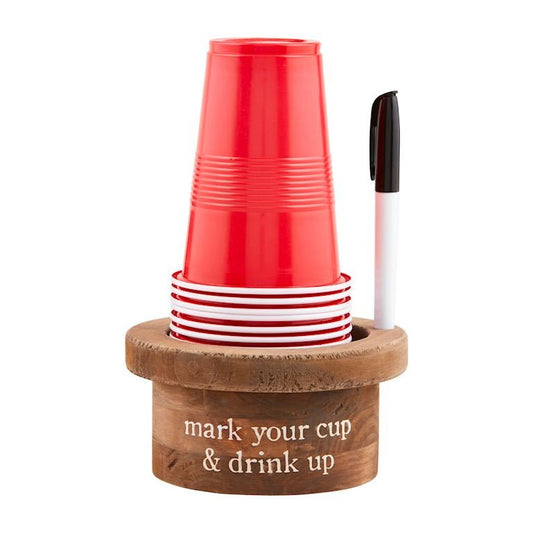 Mud Pie Disposable Cup & Marker Set - CeCe's Home & Gifts