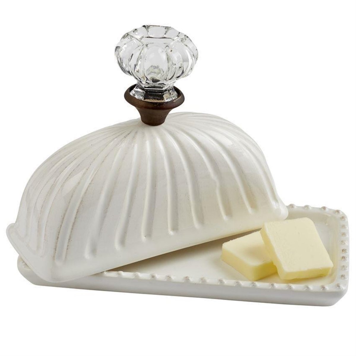 Mud Pie Mud Pie Door Knob Butter Dish | CeCe's Home & Gifts