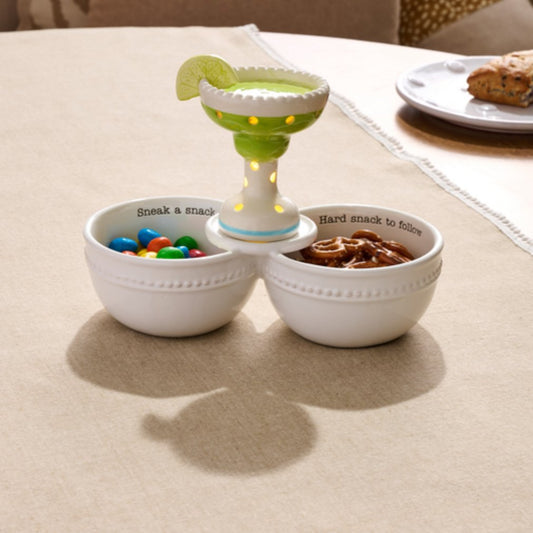 Mud Pie Double Dip Bowl - CeCe's Home & Gifts