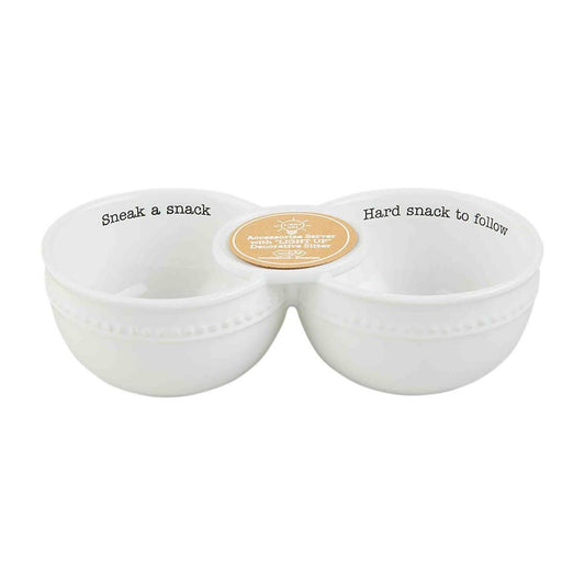 Mud Pie Double Dip Bowl - CeCe's Home & Gifts