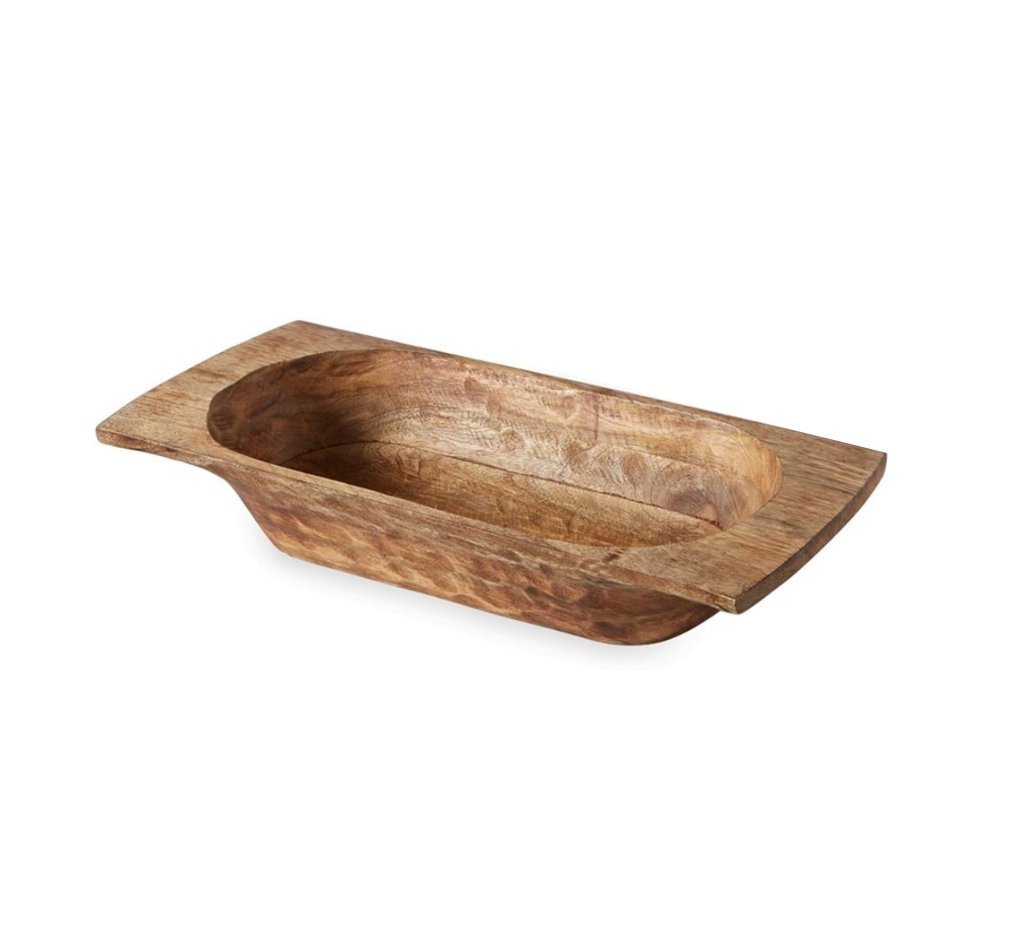Mud Pie Mud Pie Mango Wood Dough Bowl - 2 Sizes | CeCe's Home & Gifts