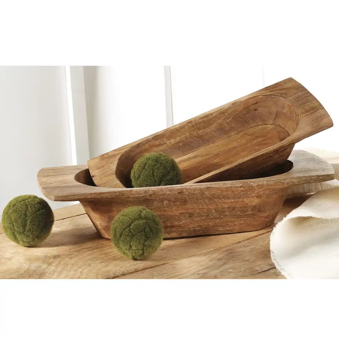 Mud Pie Mud Pie Mango Wood Dough Bowl - 2 Sizes | CeCe's Home & Gifts