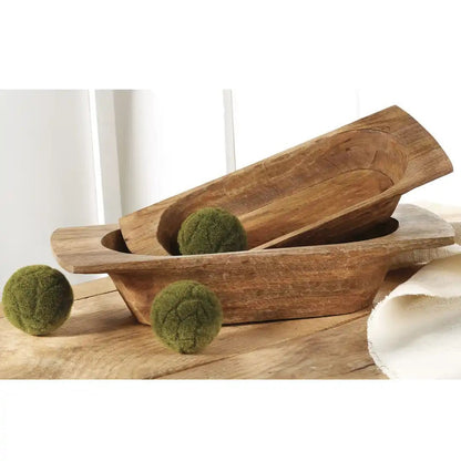 Mud Pie Mud Pie Mango Wood Dough Bowl - 2 Sizes | CeCe's Home & Gifts
