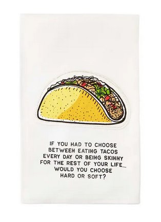 Mud Pie Eating Tacos Hand Towel - CeCe's Home & Gifts