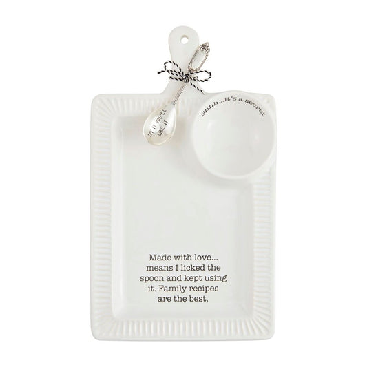 Mud Pie Mud Pie Family Recipe Chip & Dip Set | CeCe's Home & Gifts