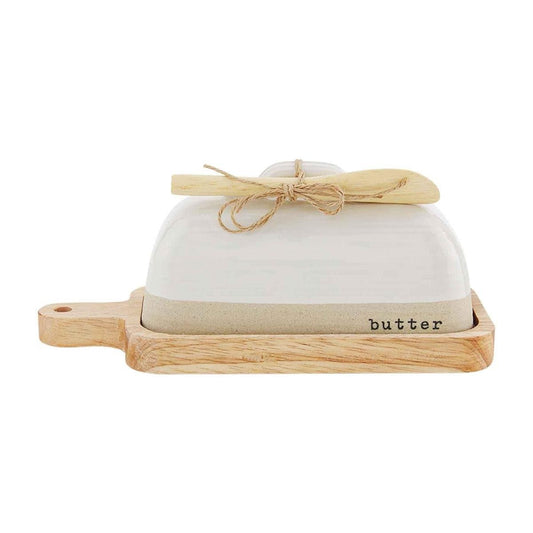 Mud Pie Farm Butter Dish Set - CeCe's Home & Gifts